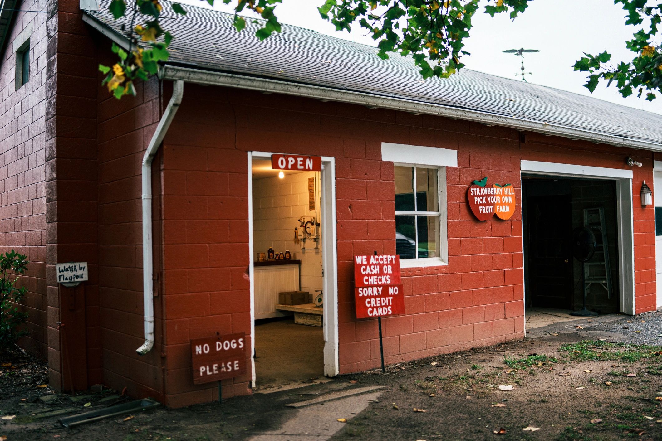 modern firearms store exterior